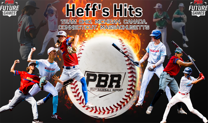 ⚾️ 2022 Future Games: Heff's Hits

🗣️ Sights and sounds from the Future Games with our areas Elite 25 and Starting 9 announced

🔗 bit.ly/3dfQB6B

#PBRFG22 <a href="/prepbaseball/">Prep Baseball</a> <a href="/PrepBaseballOH/">Prep Baseball Ohio</a> @PrepbaseballM @PBR_Ontario @PBR_NewEngland <a href="/ShooterHunt/">Shooter Hunt</a> <a href="/SeanDuncan729/">Sean Duncan</a>