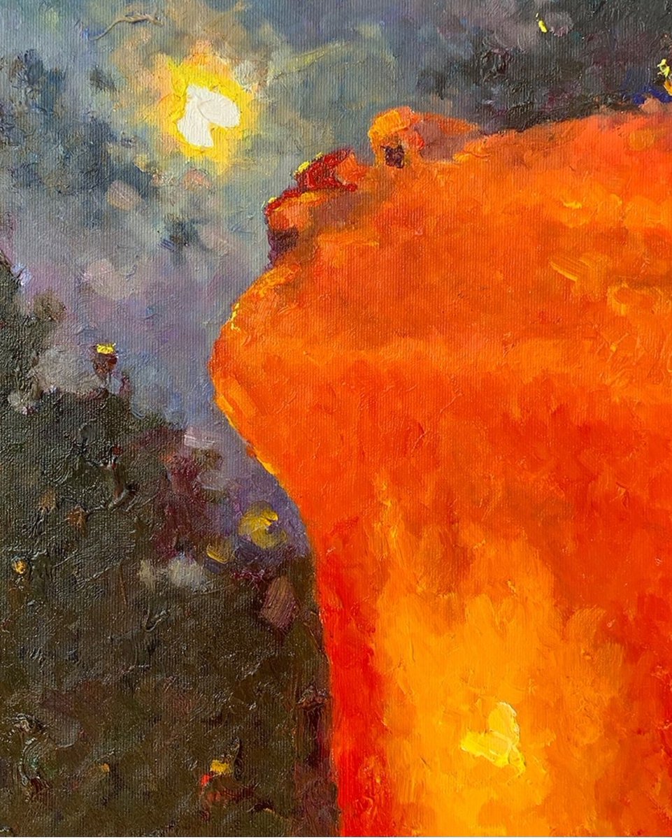 Good night, everyone😚🌕

My first art that i minted by myself. It was in Ukraine, and the first time I painted on the floor.
I miss home.