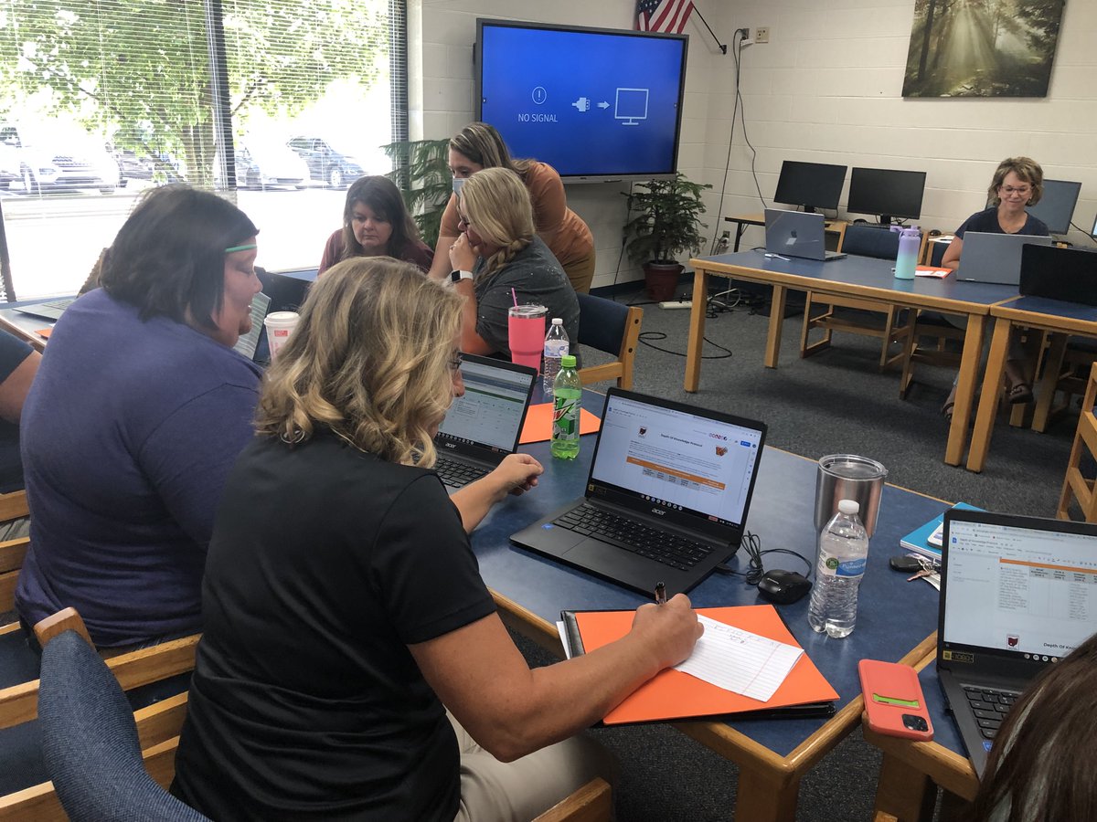 SouthernOhioESC's tweet photo. We appreciated the opportunity today to collaborate with the members of the math team @BrightLocalSD as they engaged in data analysis, examined the depth of the standards, and identified priority goals for the 2022-2023 school year!! #StudentAndCommunitySuccess https://t.co/yoxn5XwhA5