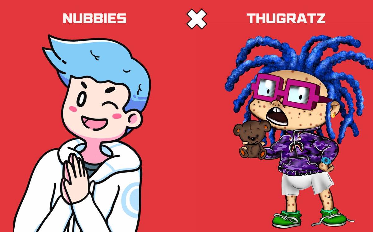 💫 Nubbies x ThugRatz 💫

🌈 FREE MINT - WL GIVEAWAY 🌈

From our friends at ThugRatz 3x Whitelist spots!

To enter:
1️⃣Follow <a href="/ThugRatzNFT/">a</a> <a href="/NubbiesCollabs/">Nubbies Collabs</a>
2️⃣RT &amp; Like
3️⃣Tag 3 #NFT frens!

⏰ 24 hours
#NFTs