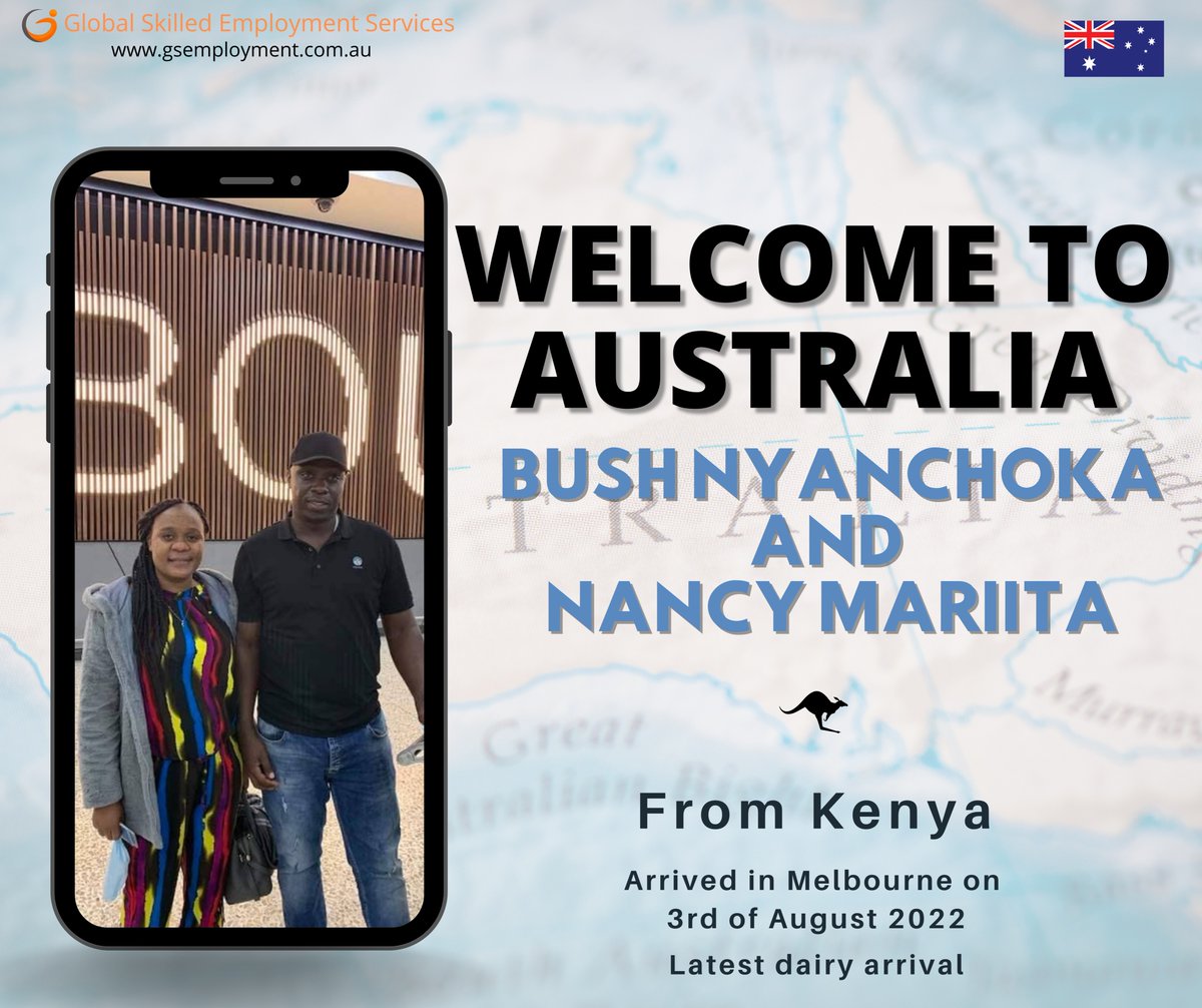 GlobalSkilled's tweet photo. ~ Bush Nyanchoka and Nancy Mariita~
LATEST DAIRY ARRIVAL
3rd of August 2022
Welcome, Bush and Nancy‼️
https://t.co/UJzc8JFgt0
All the best - Mmsa Gses Staff
#dairyfree #dairy #dairyfarm #dairyfarming #cows #Philippines #japan #saudiarabia #uae #dubai #Australia #GSES https://t.co/W7aKZvkoSP