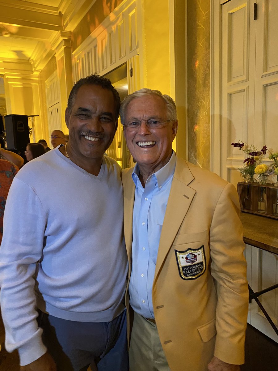 Great time with my friend and coach, Dick Vermeil