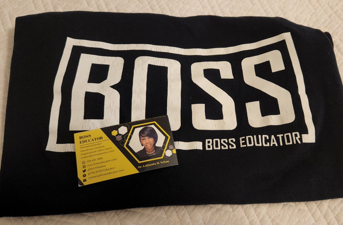 rdz_noyola's tweet photo. Love my shirt!! Thank you @DrLMNelson ❤️
#BOSS Educator https://t.co/sBxZMOUwr8