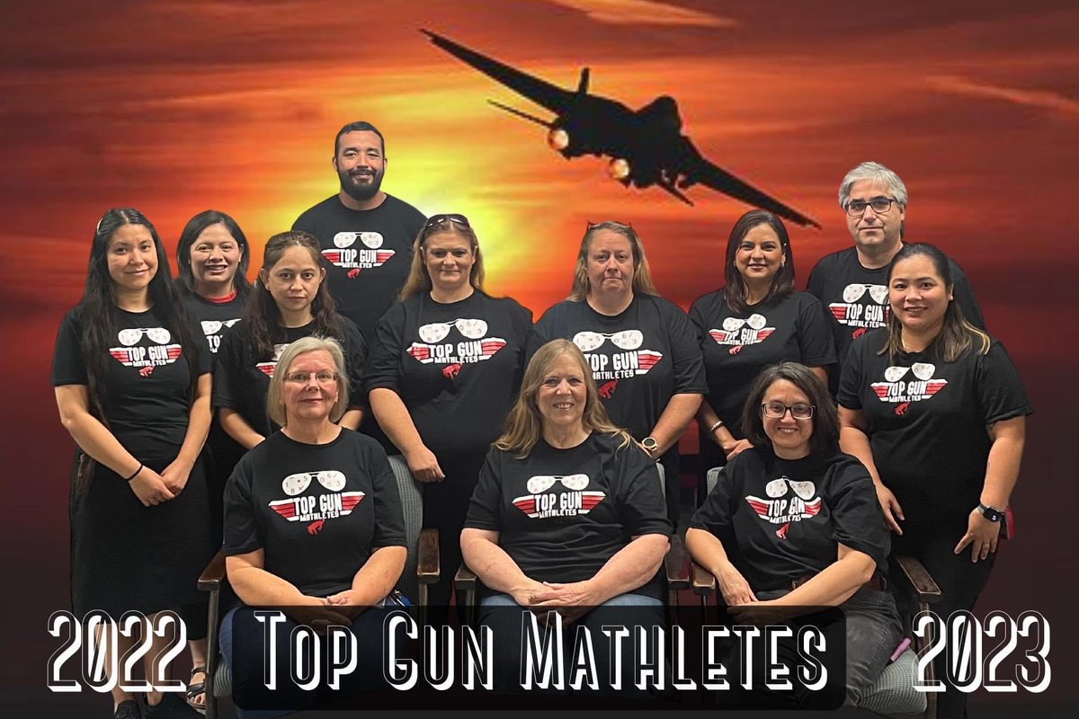 MaribelAranda12's tweet photo. The Crockett Top Gun Mathletes 2022-2023 ready to start a new year tomorrow! Spain, Philippines, Honduras, and US teachers coming together to make a difference in our students! I’m excited! 
Let’s do this!!🤗@CrockettColts 

🇪🇸🇭🇳🇵🇭🇺🇸🇪🇸
Ector County ISD https://t.co/YecD982yTz