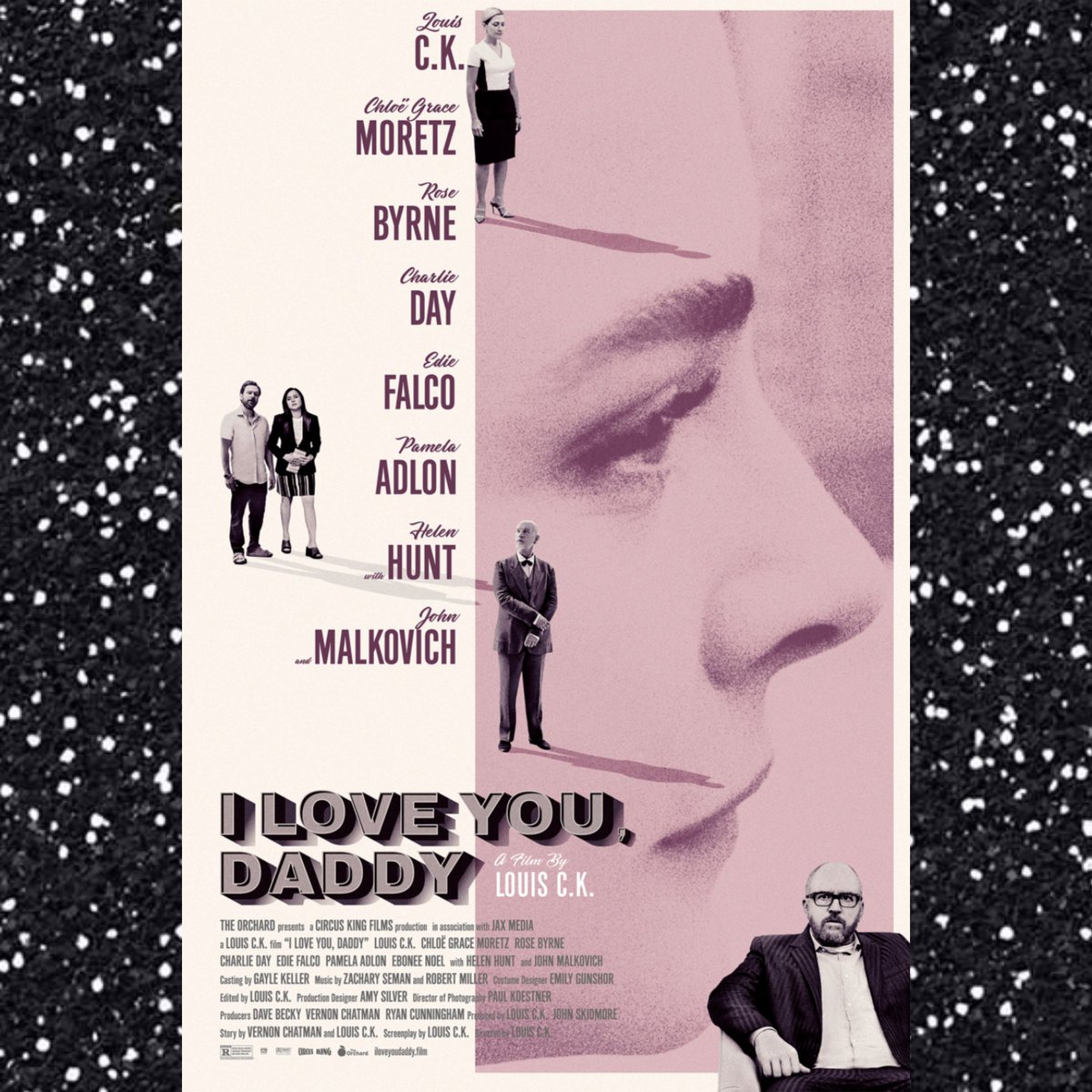 Now watching: the film that never got released. I Love You Daddy (2017) written and directed by Louis C.K. who also plays a lead role, along with a pretty impressive cast. I came across a screener copy of this ill-fated film. @OfficialLouisCK https://t.co/nJ290NWdIc