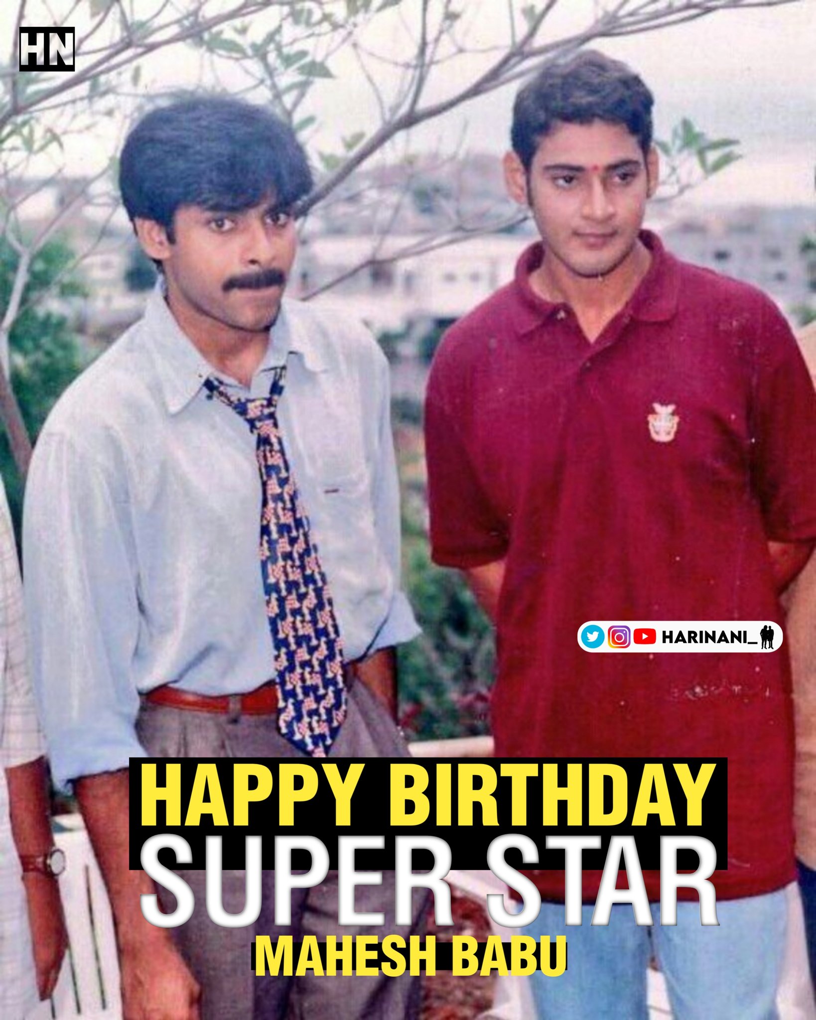 Wishing you a very happy birthday Mahesh Babu garu..! 