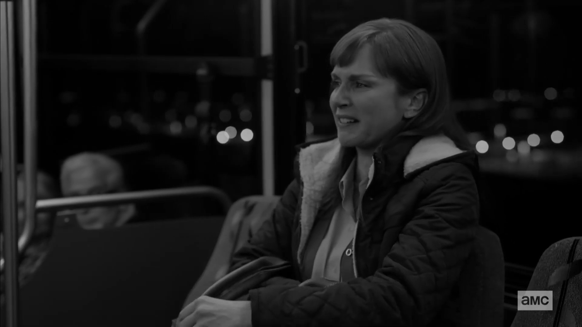 Gage2k3's tweet image. Rhea Seehorn as Kim Wexler in 6x12 of #BetterCallSaul's "Waterworks" was one of the greatest performances in the history of television.