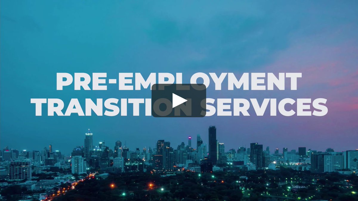 Cognitopia (@cognitopia) on Twitter photo Pre-Employment Transition Services are valuable to increasing the positive results that students secure when starting their career.  Cognitopia cares:  vimeo.com/cognitopia/pre…  #pre-ets #transitionservices Pre-Employment Transition Services are valuable to increasing the positive results that students secure when starting their career.  Cognitopia cares:  vimeo.com/cognitopia/pre…  #pre-ets #transitionservices