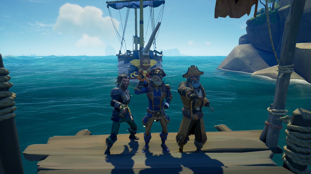 Good to be back with the crew 🏴‍☠️ #SeaOfThieves