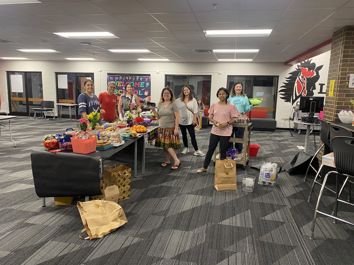 Our PTO outdid themselves today. Thank you SO much for taking care of the staff!! We are so blessed for all that you do!!!