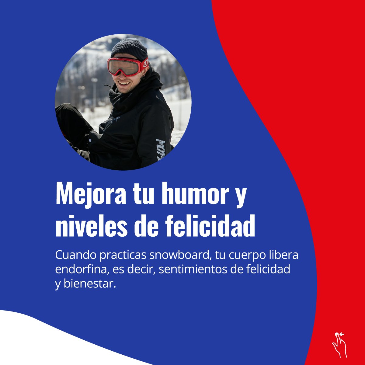 ACESKI_AG's tweet photo. ¿Estás buscando un deporte que te lleve a salir al aire libre y disfrutar de la nieve?

¿Sabías que al practicar snowboard tendrás más flexibilidad, equilibrio, y además, quemas calorías? Ya que ayuda a perder peso, fortalece los músculos, mejora el humor, reduce el estrés y más. https://t.co/INxGyySe3F