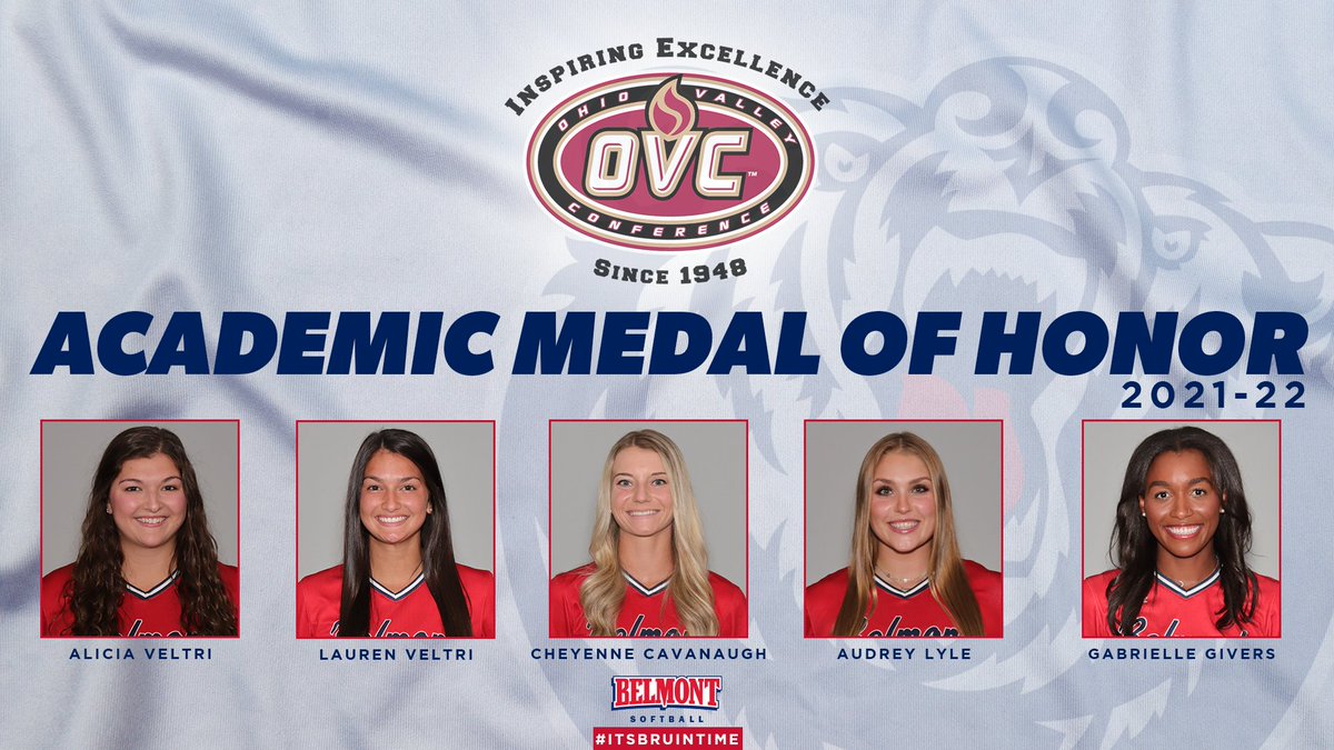 𝓜𝓮𝓭𝓪𝓵 𝓸𝓯 𝓗𝓸𝓷𝓸𝓻

Congrats to our bunch on earning the OVC Academic Medal of Honor for achieving a 4.0 GPA‼️📚

#ItsBruinTime | #EverydayExcellence
