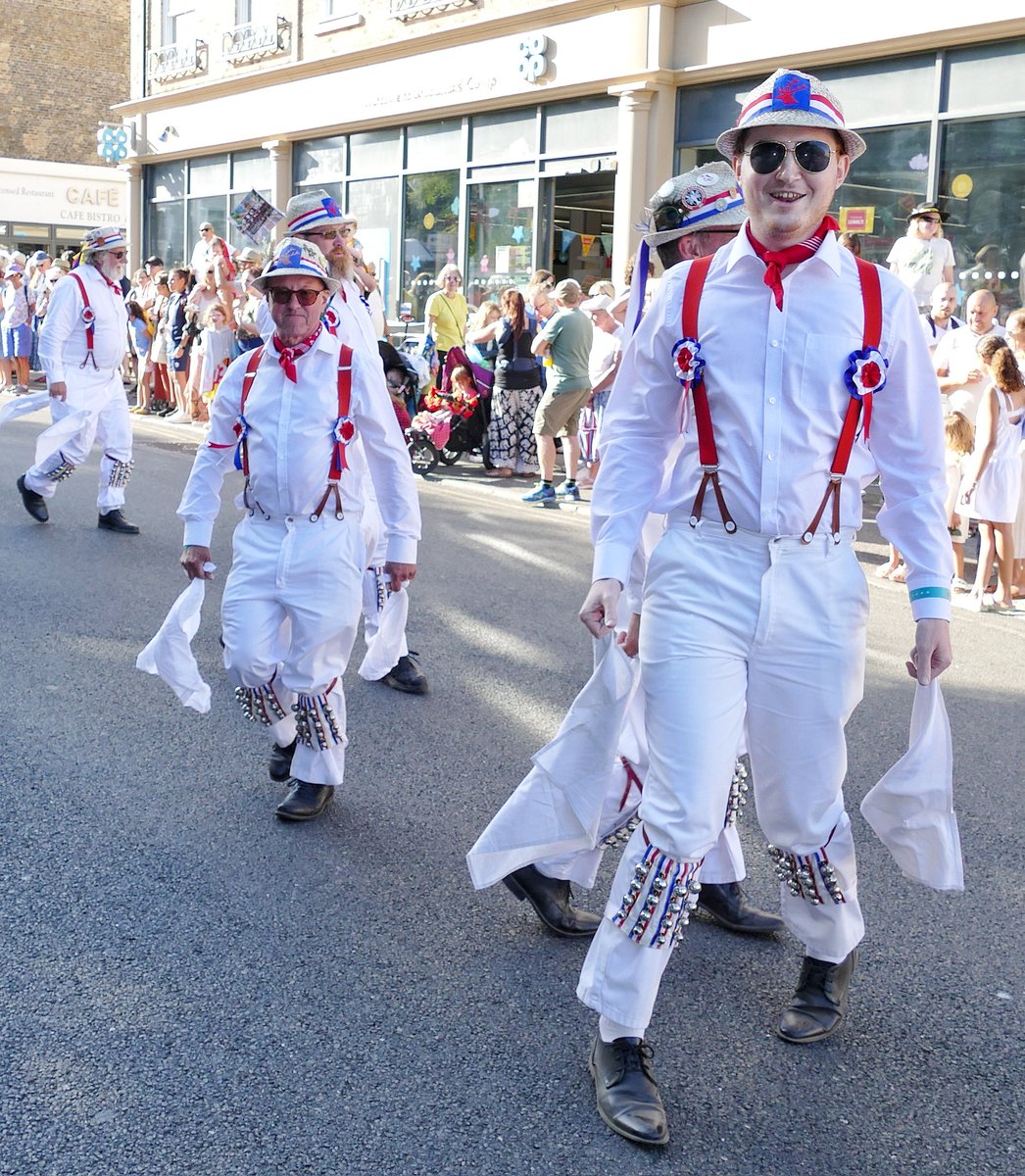 Frank_Leppard's tweet image. Folk Week parade in Broadstairs . #folkweek #broadstairs