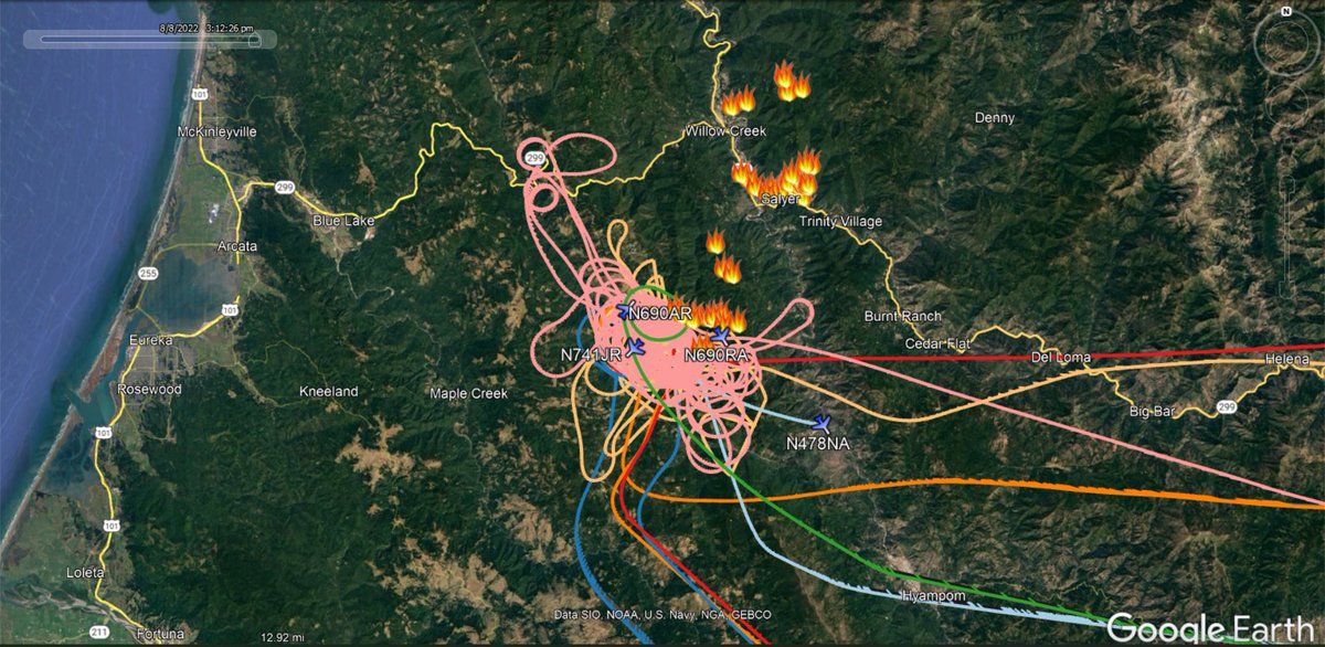 fire_feeds's tweet photo. 2/2 Additional firefighting aircraft fighting the #SixRiversLightningComplex in #HumboltCounty
Coulson Aviation
#TNKR139 #N619SW-LAT
Corsair Two
#TNKR103 #N293EA-LAT
#TNKR107 #N297EA-LAT
Neptune Aviation
#TNKR16 #N478NA-LAT
BC Aircraft
#TNKR912 #N522AX-LAT
#TNKR914 #N603AX
๐บ๐ธ๐จ๐ฆโค๏ธโ๐ฅ https://t.co/EhgNemRDi5