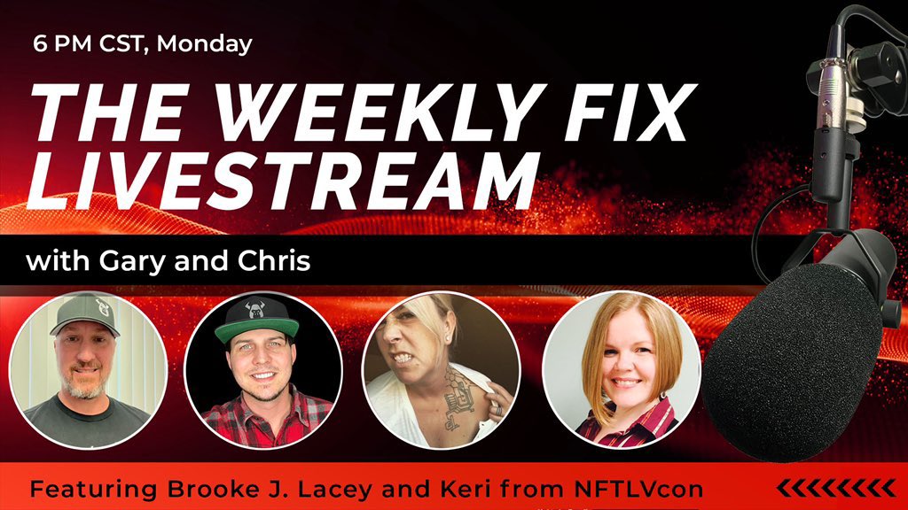 KiltyKeri's tweet photo. I am #blessed I love my work which makes everything I do fun. Today I get to hang out with these #incredibly #talented #community members and I am over the moon! @FlyRyde @TankMan33169 @brookejlacey let’s go!! This #conversation is going to be #real #theweeklyfix https://t.co/jriAlKIugd