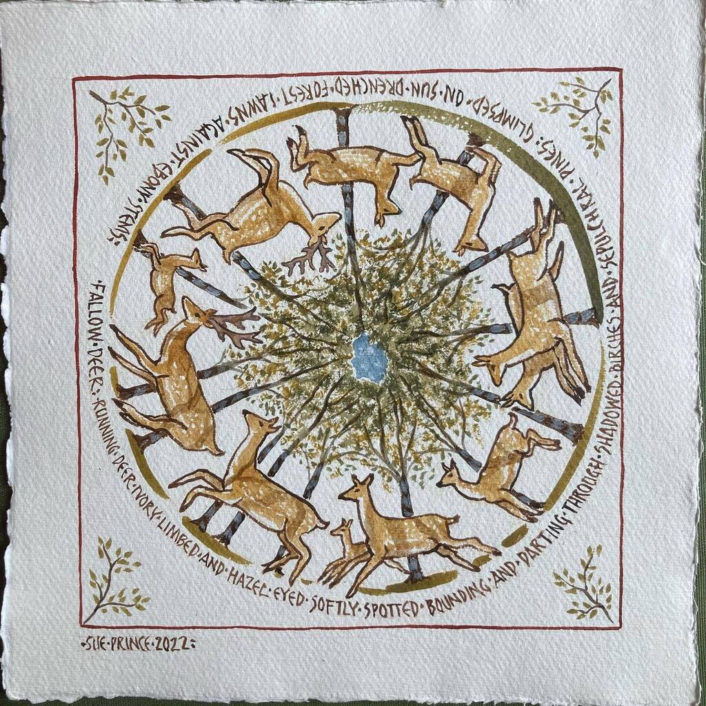SuePrinceArtist's tweet photo. I had an idea - but it’s not worked yet… I’ll have to keep working on it- “Running Deer”
.
.
.
#wip #development #experiments
#inmystudio #greetingcards #folkart #folkartist #deerofinstagram #books #isolationchronicles #studio #peakdistrictnationalpark #eggtempera #eggtempe… https://t.co/Y5CtMsDDPj