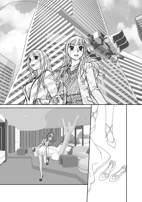 おはようございます〜からの〜おやすみなさい〜なのです😴

「My doll house」の下描き
台詞フキダシ無し絵その、231

上の段は動、下の段は静
ハーレム解散後の女の子達とだだっ広い家で謹慎中の男の娘の対比です😅 