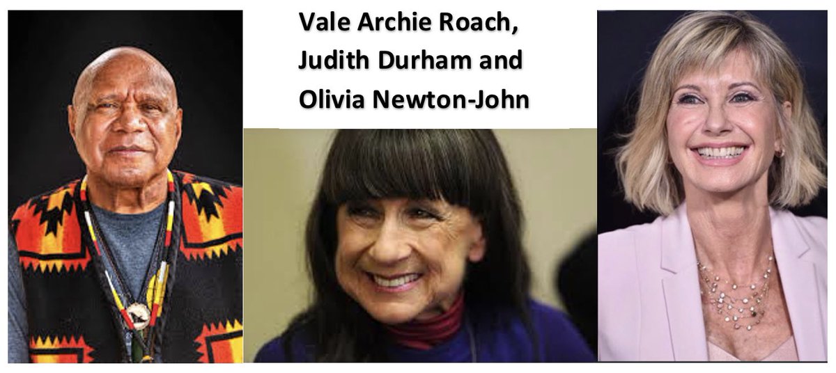 It’s been a tough week for Australian music with the sad loss of Uncle Archie Roach, Judith Durham and Olivia Newton-John. All were remarkable artists and gone too early.
😞🎤🎤😞
#ArchieRoach #JudithDurham #OliviaNewtonJohn