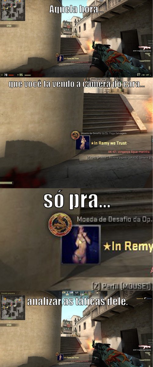 BTSBrasilCS's tweet photo. Táticas incríveis eu diria 😏
#csgo #csnabts https://t.co/aLlZq3fZW7