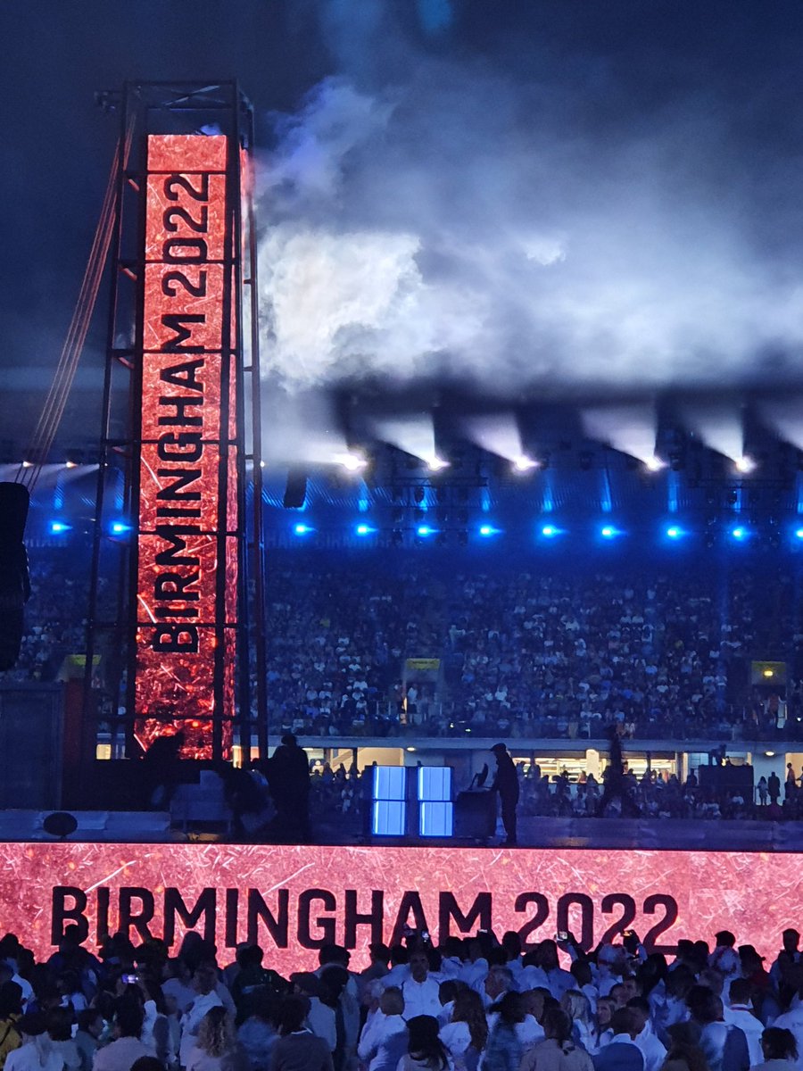 Very proud Brummie to work at the #B2022 games and to get to see it as a spectator this evening!