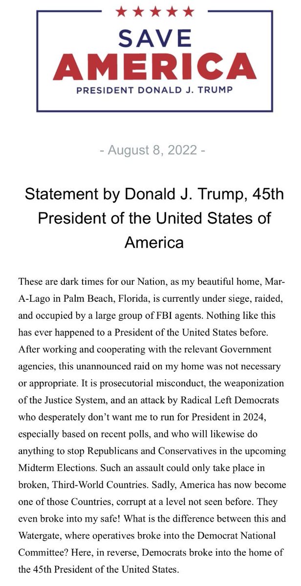 TrumpWarRoom's tweet photo. https://t.co/1SqRDsVKLL
