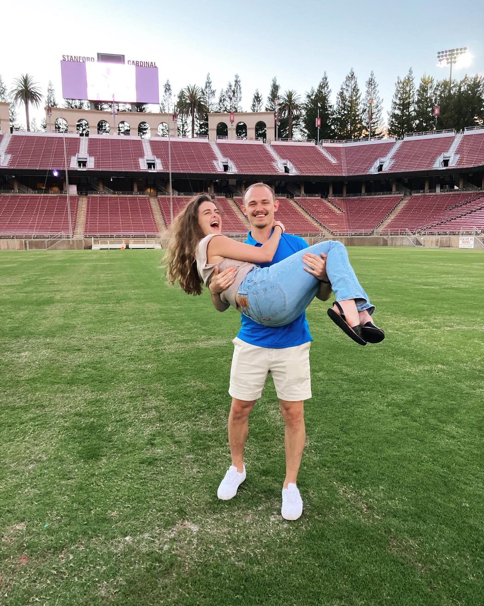 Football, sunshine, @jillianrosekouzel. Can’t beat it. 

#CampbellTrophySummit #AcademicHeisman #NFF @stanford @hopecollegefb
