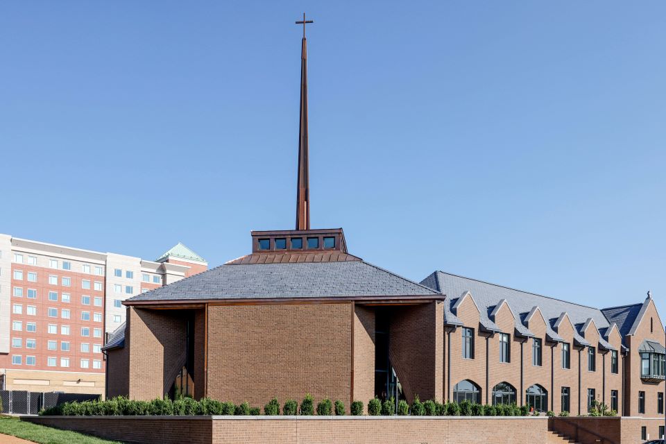 Construction of SLU’s new Jesuit residence is finished and Jesuits missioned as professors, pastors and staff members at the University have begun moving in: loom.ly/tewSv8E