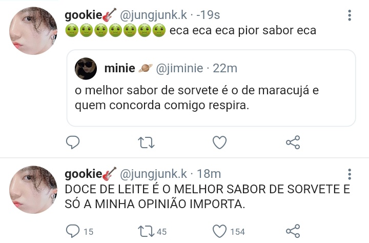 jkbilittle's tweet photo. #jikookau | Ice Cream Love 🍨❣️

Onde o hobbie favorito de Jimin e Jungkook, é discutir um com o outro sobre qual é o melhor sabor de sorvete. https://t.co/8zW00oKTpv