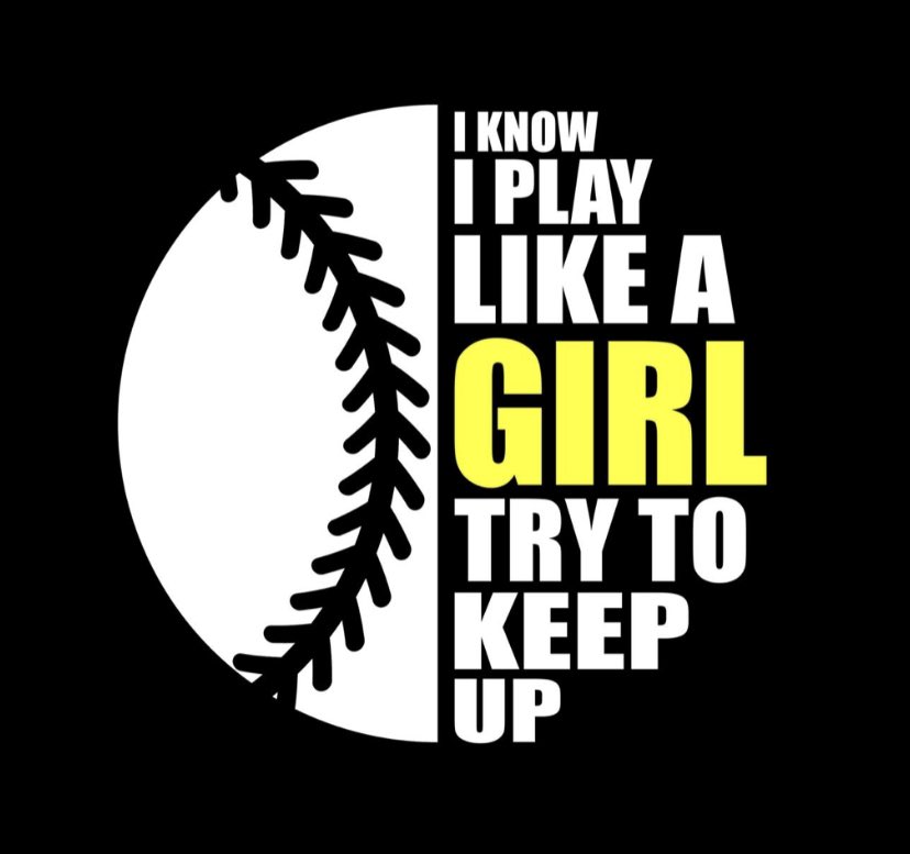 #softballgirls. #trytokeepup