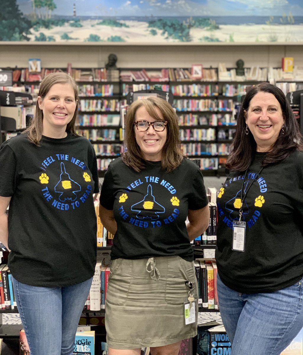 I feel the need…the need to read! Library friends are ready to share over 26,000 books with our wildcats! #lex1literacy