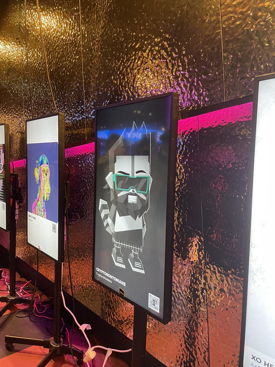 <a href="/NFTgoat_art/">Goat Gallery</a> <a href="/Futurist_conf/">Blockchain Futurist Conference</a> <a href="/stazie/">stazie</a> <a href="/jason_balducci/">Ja$on B</a> <a href="/goopdoods/">goopdoods by GOOPDUDE</a> <a href="/drbillkolomyjec/">William Kolomyjec</a> <a href="/untraceableinc/">Untraceable - Crypto Events since 2013 🚀</a> <a href="/Claire0x/">Claire👩🏻‍🎨</a> <a href="/AaronXOArt/">AaronXΩ</a> Here now! <a href="/0xtorontonians/">Cryptorontonians</a> represent