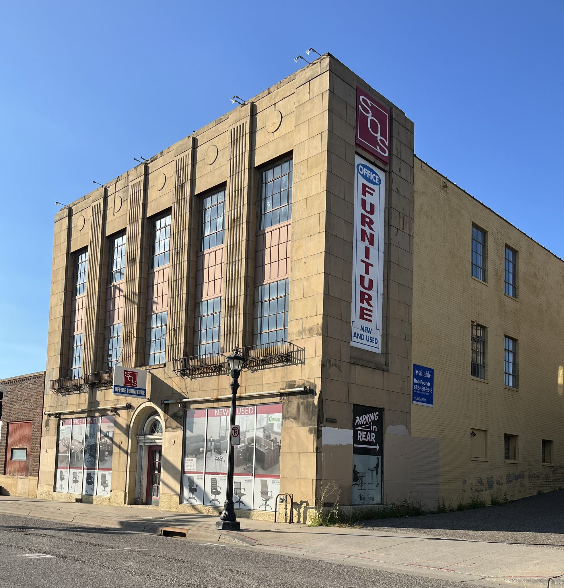 Chris Steller on Twitter "Former office furniture store, borderlands