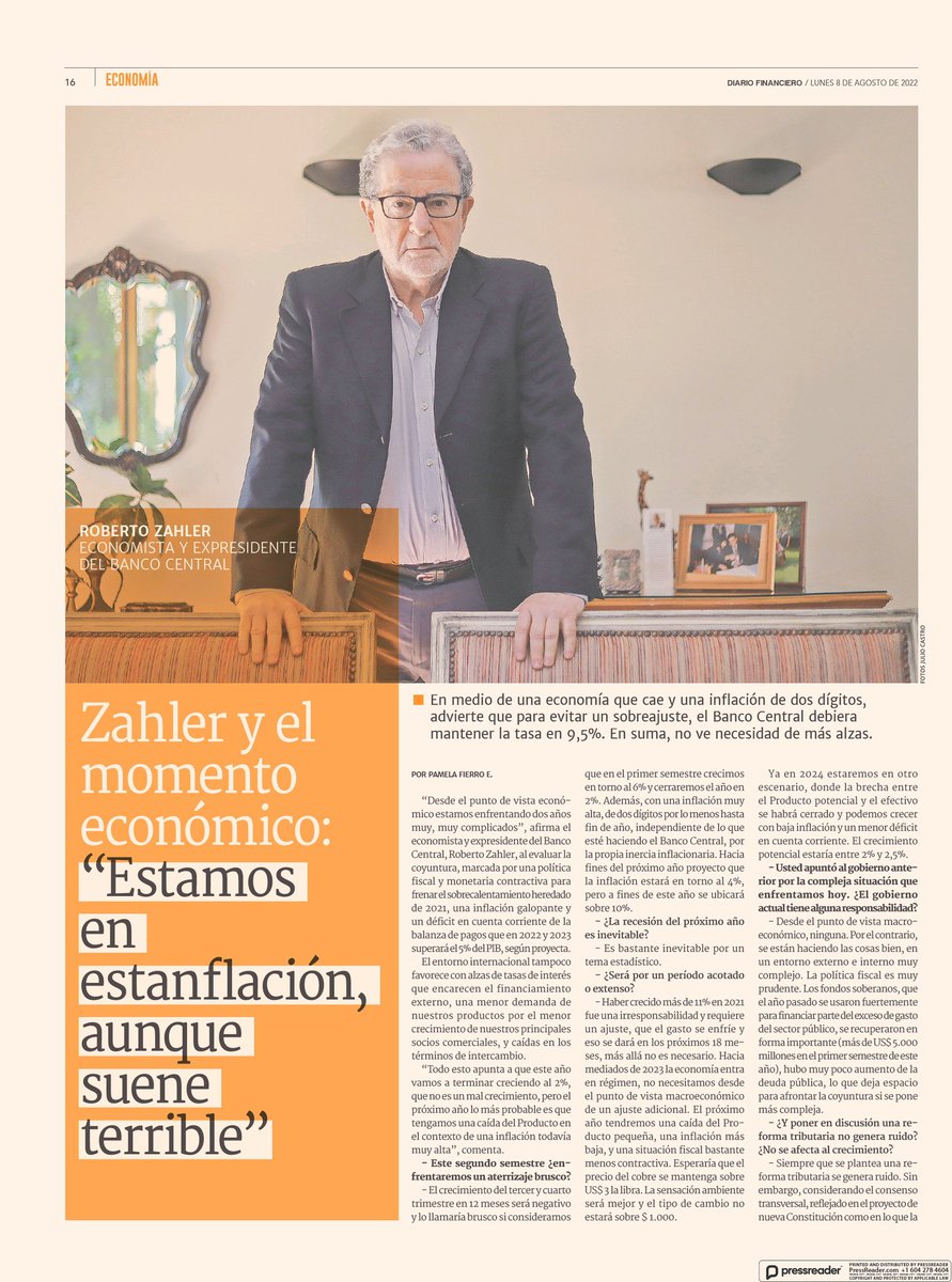 andres_zahler's tweet image. Un poco de cerca la recomendación, pero recomiendo esta entrevista a Roberto Zahler.