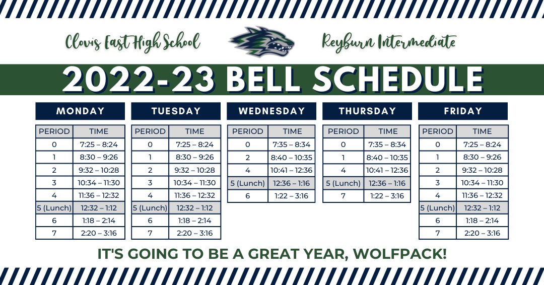 We have a new bell schedule this year - save this post so you have easy access once school starts!