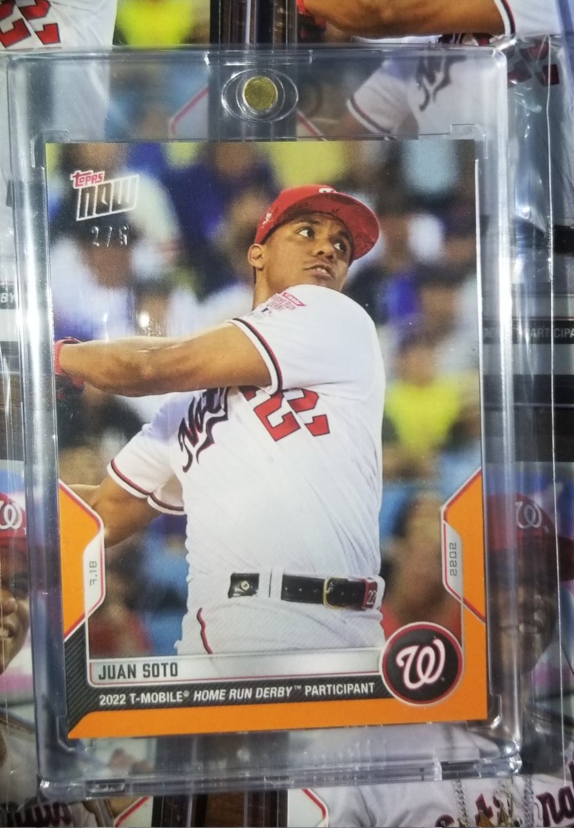 CollectorMd's tweet photo. May be the last time I pick up any Juan Soto's from Topps Now. /5 isn't a bad way to end it. 🔥🔥🔥 https://t.co/tctfZ2y2XH
