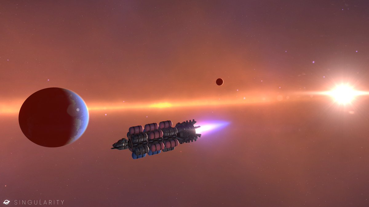 Guess you'll have to buy a ship, explore, and find out for yourselves! 😉 

#Explore #Singularity