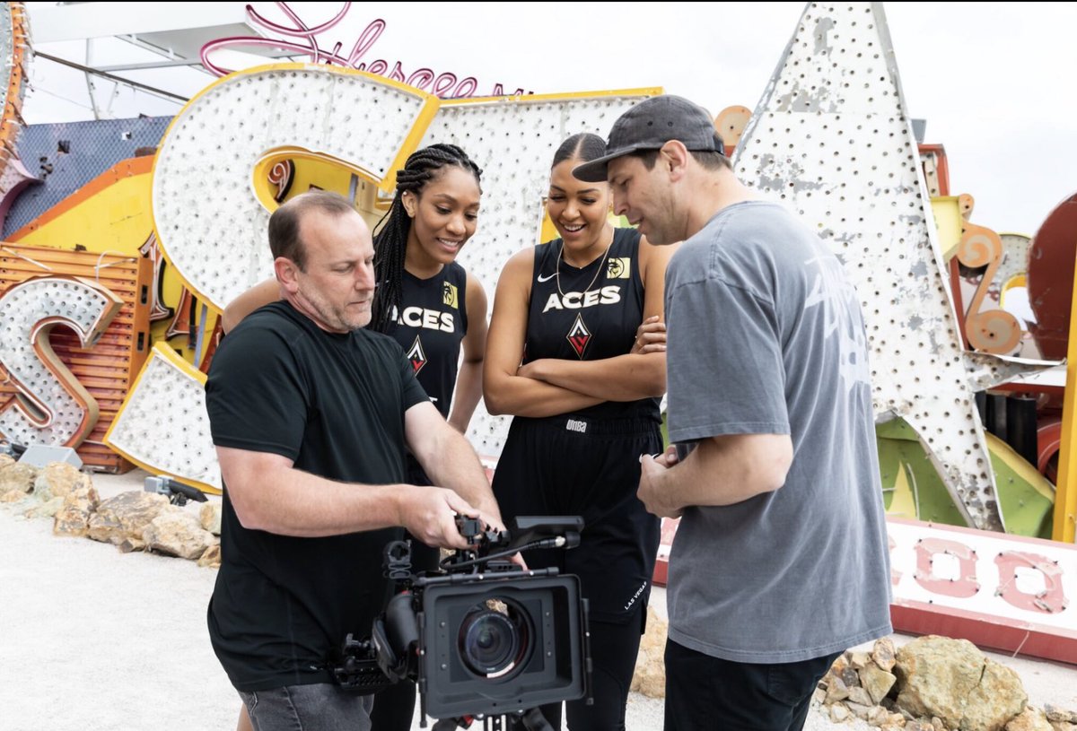 mattheuer's tweet photo. Time flies when you’re around @_ajawilson22… Happy Birthday, superstar!!! ♥️🖤 #AcesFam #WNBAFam https://t.co/eGeQDeD5YC