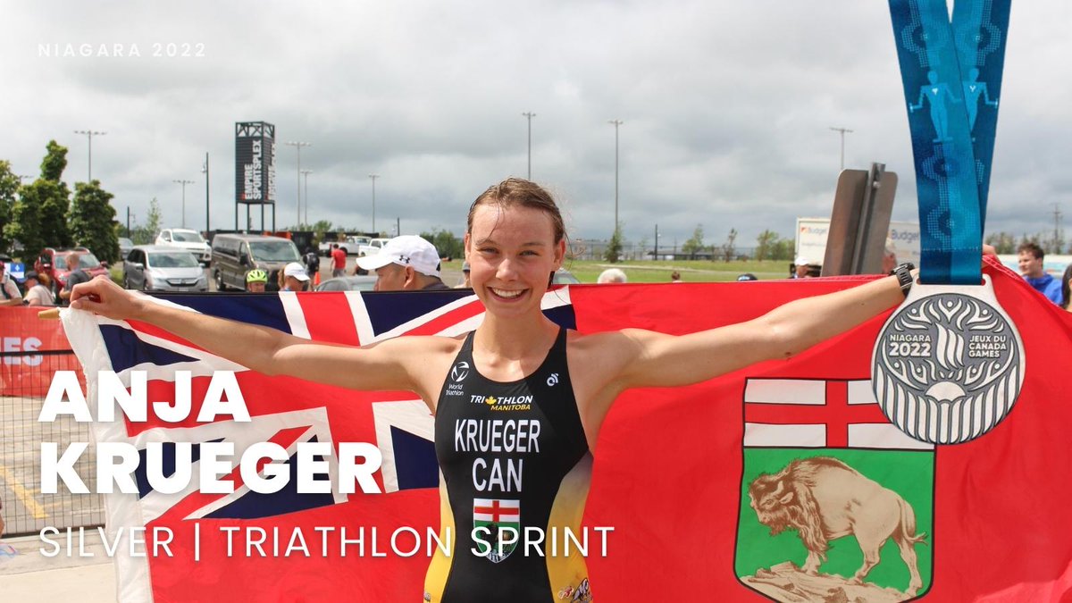 Team Manitoba (@teamtoba) on Twitter photo Alert! 🚨🚨
The first medal of the <a href="/2022CanadaGames/">Niagara 2022 Canada Summer Games</a> goes to Anja Krueger in female triathlon sprint! 🥈
#herdofus #teamtoba #2022canadagames #niagara2022 <a href="/MbTri/">Triathlon Manitoba</a> Alert! 🚨🚨
The first medal of the <a href="/2022CanadaGames/">Niagara 2022 Canada Summer Games</a> goes to Anja Krueger in female triathlon sprint! 🥈
#herdofus #teamtoba #2022canadagames #niagara2022 <a href="/MbTri/">Triathlon Manitoba</a>