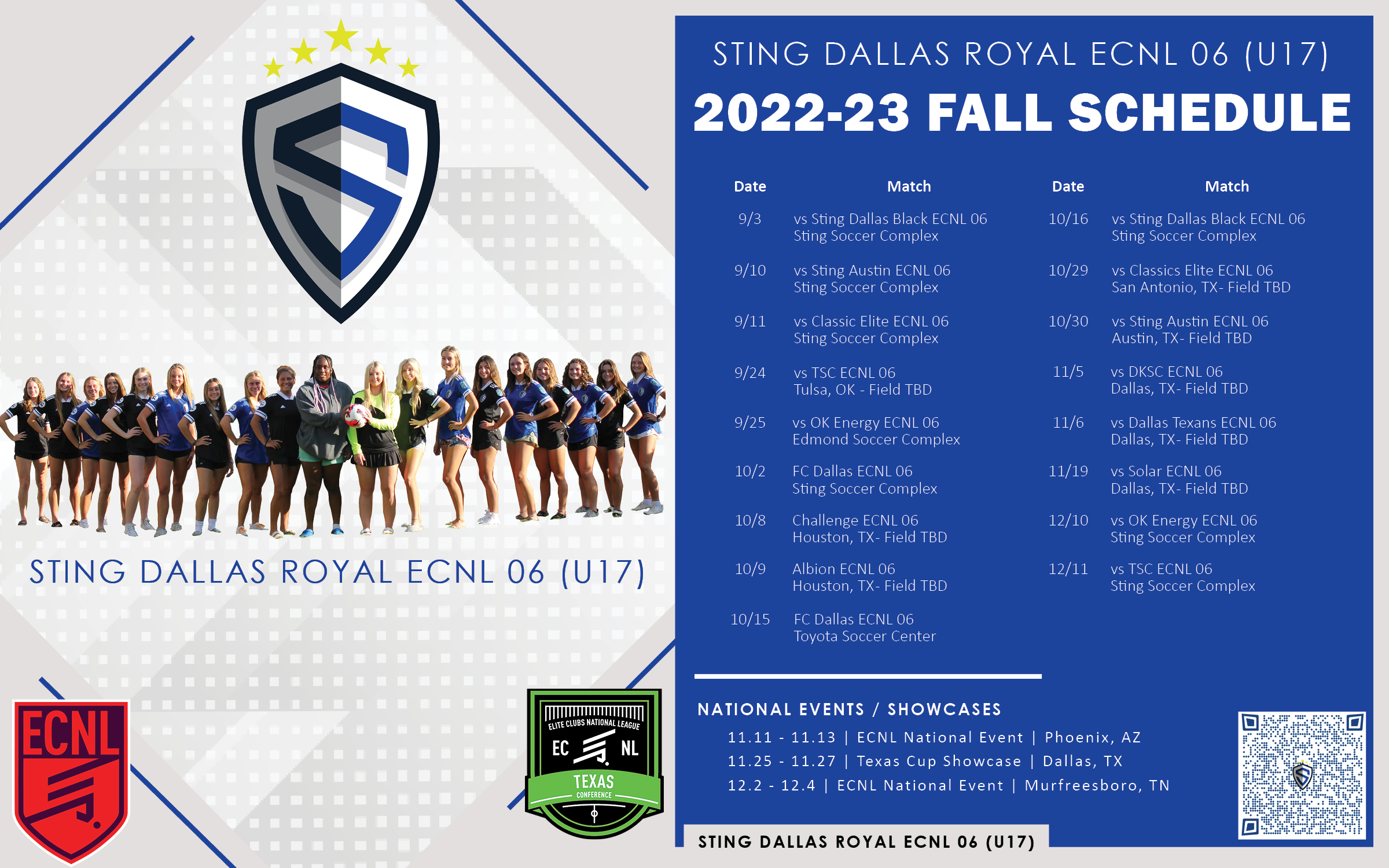 ECNL/GA Girls/NCAA Women's Soccer (ImYouthSoccer) / Twitter