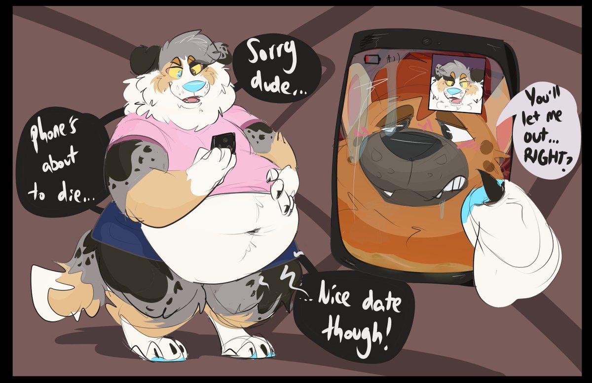 BlueNosedMutt's tweet photo. Video call your friends on 8/8 

You'll hear them squirm much louder... https://t.co/mN2NOyIp3p