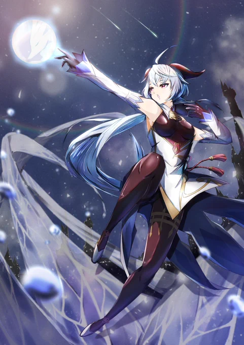#原神 #GenshinImpact  #イラスト 甘雨です 
