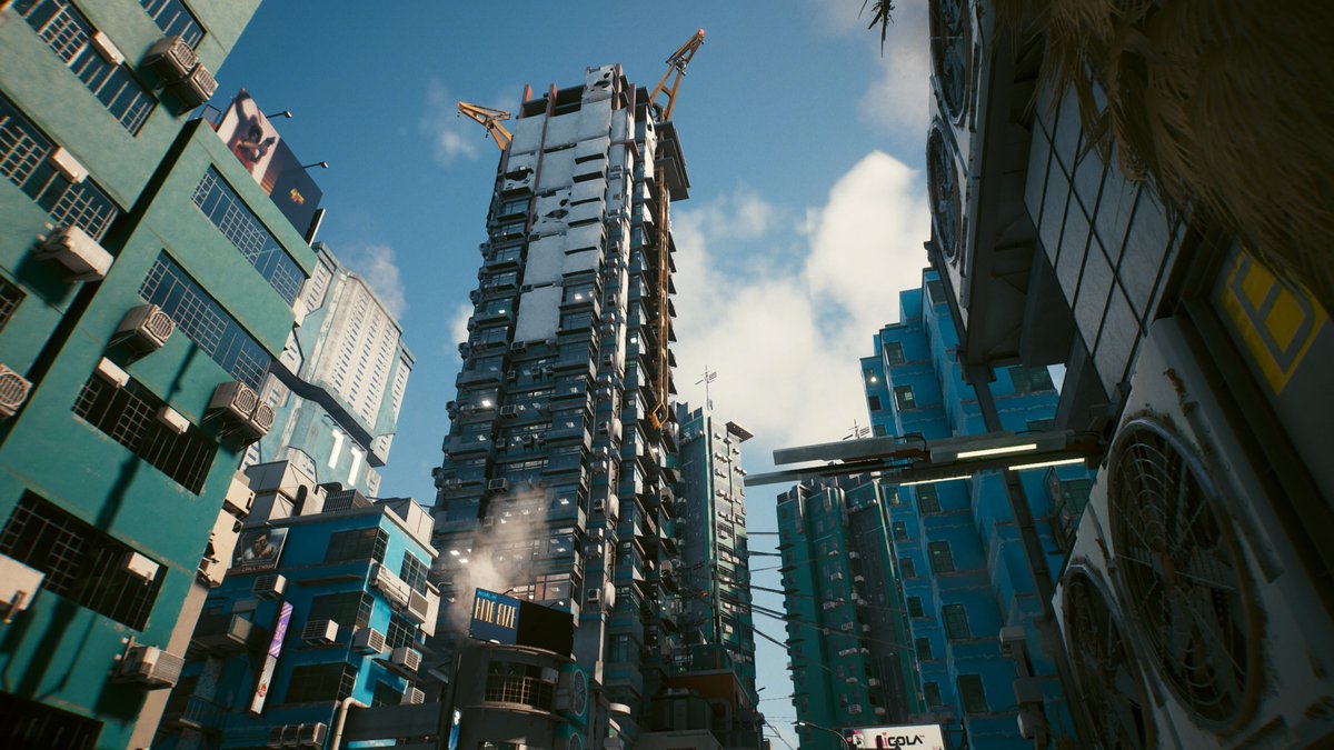 BJesion's tweet photo. Goodbye Night City, I'll miss you #PS5Share, #Cyberpunk2077 https://t.co/1GnoBA4MR7