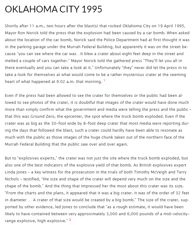 drbairdonline's tweet photo. I have tweeted long threads on bombings of US Marine Barracks Beirut 1983, British bombings 1990s &amp; Hariri assassination Beirut 2005 as well as "Oklahoma City 1995" on my website. All of this material (and more) will (hopefully) eventually make its way into "The Telltale Crater"! https://t.co/faf62pjXH9