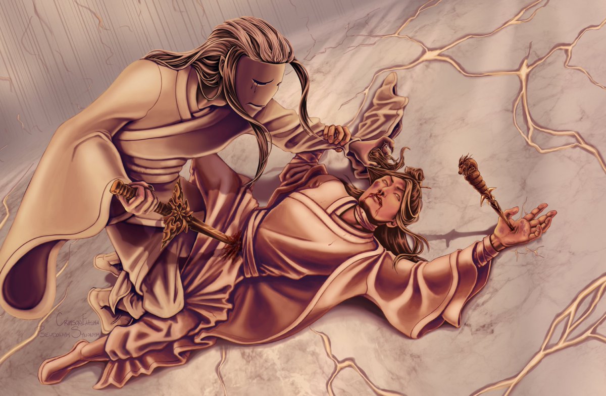 “Makes one ache…”

#npab 
<a href="/CATACLYSMICEVIE/">Evie: CR QJJ 📖</a> 

Had this scene in my head for literal months

Thanks for writing a great fic!