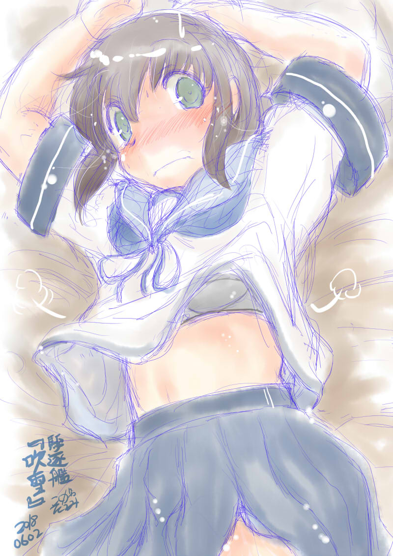 #お前のふざけた絵と真面目な絵を比較してみろ 