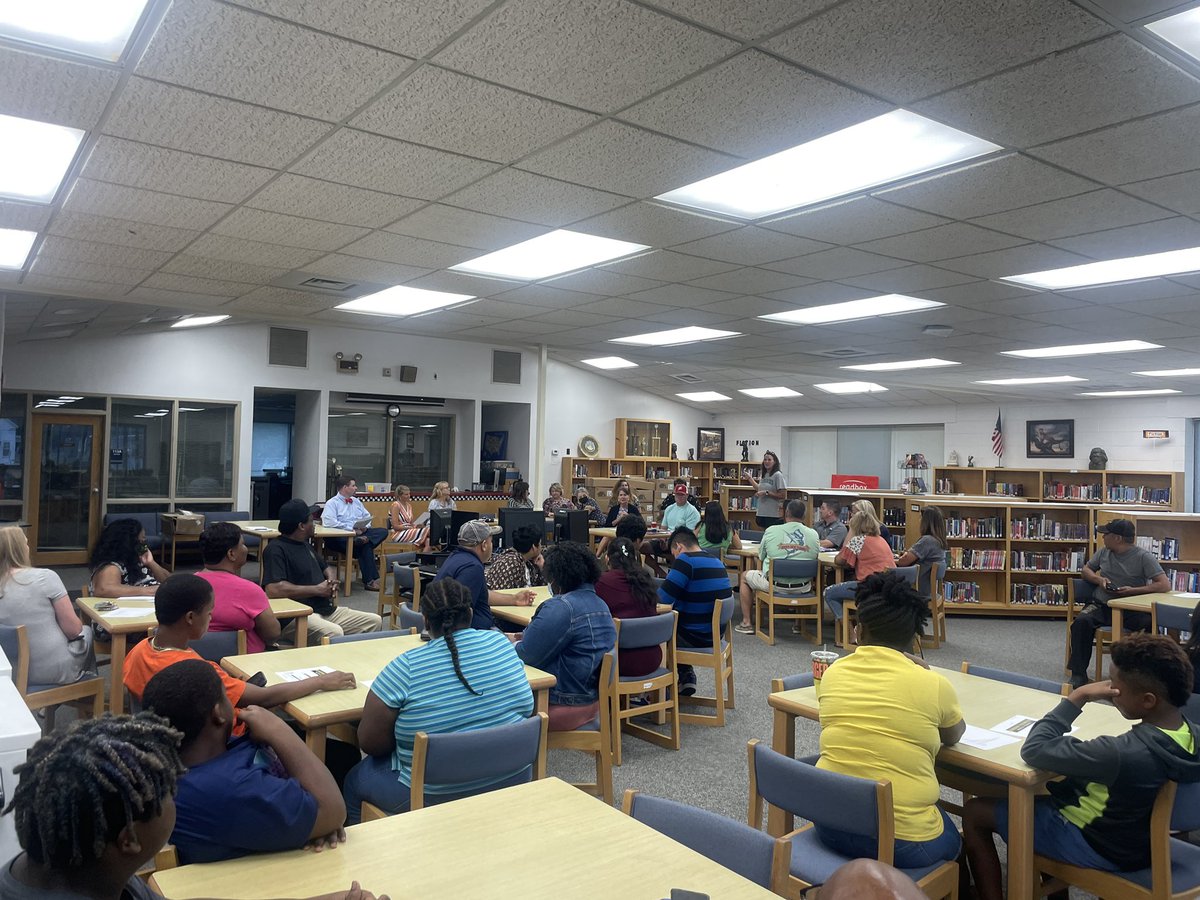 RSMS_Leopards's tweet photo. Thank you to everyone that came out to our first PTO meeting of the 2022-2023 school year! Next meeting will be held Sept 19th at 6:00pm. Meetings will be held the third Monday of each month at 6pm in the media center. @SampsonSchools https://t.co/SiY9vuvr9k