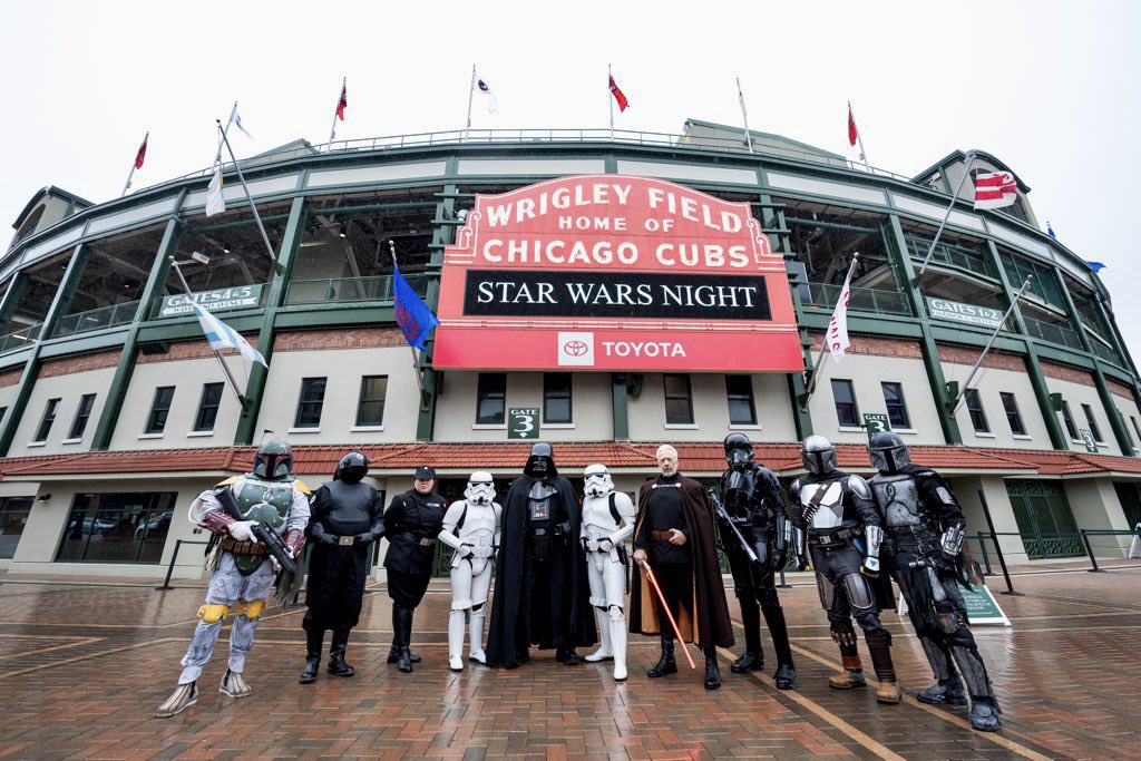Chicago Cubs on X: May the Force be with you.  / X