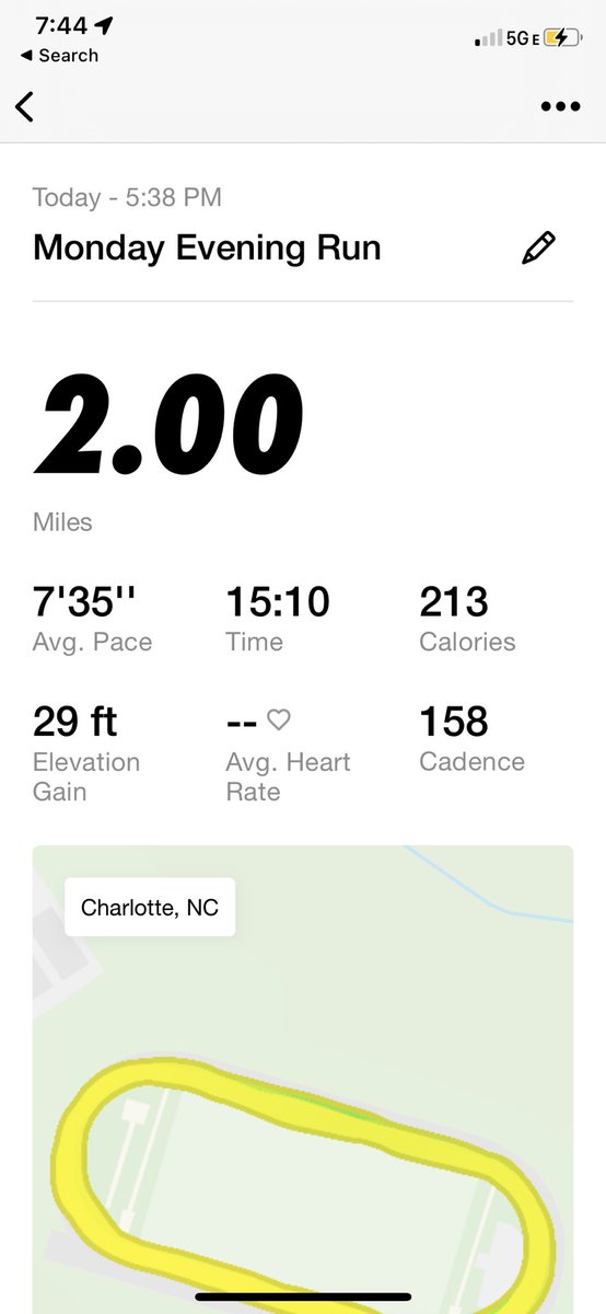 CharlieGail01's tweet photo. Hard work today with an endurance run and Upper body lift. Finished with 50 yard strides. Working on building endurance for 400M. @NCAATrackField @ACCTrackField @SeahawkTFXC @CoastalTFXC @AppTF_XC @WU_Bulldogs @CharlotteTFXC @NCHSAA 
#TrackandField #400M #Middistance https://t.co/akZpyX9JEM
