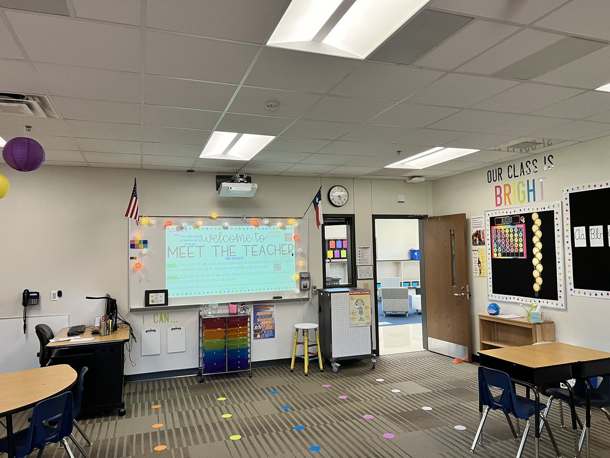 Looking forward to meeting my kiddos tonight!!