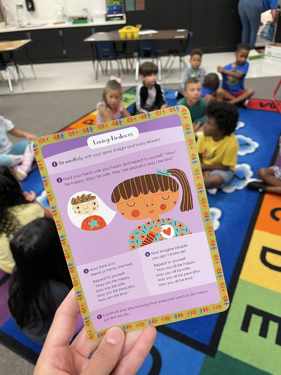 Our mindfulness morning routine. 🥹